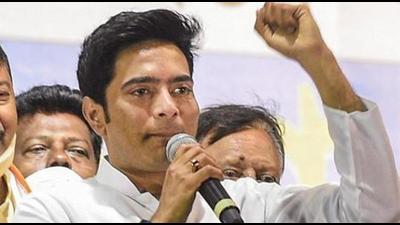 The attack on the BJP was unleashed on Wednesday evening by the chief minister’s nephew and TMC national general secretary Abhishek Banerjee who also addressed several rallies on Thursday. (PTI PHOTO.) The attack on the BJP was unleashed on Wednesday evening by the chief minister’s nephew and TMC national general secretary Abhishek Banerjee who also addressed several rallies on Thursday. (PTI PHOTO.)