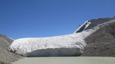 The unnamed glacier in Uttarakhand’s Pithoragarh abruptly changed its course and merged with an adjacent glacier named Sumzurkchanki in Kuthi Yankti valley (Representative Image/Wadia Institute of Himalayan Geology) The unnamed glacier in Uttarakhand’s Pithoragarh abruptly changed its course and merged with an adjacent glacier named Sumzurkchanki in Kuthi Yankti valley (Representative Image/Wadia Institute of Himalayan Geology)