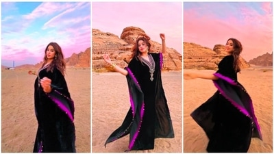 Janhvi Kapoor is a travel enthusiast and loves going places when not shooting. She is also a big-time fashionista and never fails to impress the fashion police. From designer red carpet gowns to salwar suits and lehengas, Janhvi Kapoor can ace any outfit that she dons. Recently, she made jaws drop when she took to her Instagram handle to share stills of herself in a stunning black kaftan. (Instagram/@spacemuffin27) Janhvi Kapoor is a travel enthusiast and loves going places when not shooting. She is also a big-time fashionista and never fails to impress the fashion police. From designer red carpet gowns to salwar suits and lehengas, Janhvi Kapoor can ace any outfit that she dons. Recently, she made jaws drop when she took to her Instagram handle to share stills of herself in a stunning black kaftan. (Instagram/@spacemuffin27)