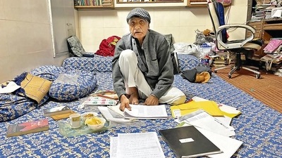 Restrained by the pandemic, Mr Sattar has drastically reduced his outdoor excursions. (Mayank Austen Soofi) Restrained by the pandemic, Mr Sattar has drastically reduced his outdoor excursions. (Mayank Austen Soofi)