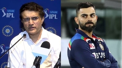 BCCI President Sourav Ganguly; Virat Kohli