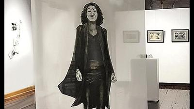 Charcoal drawings of the December 16 victim, reimagined as a superheroine, are part of US-based artist Pritika Chowdhry’s project. Charcoal drawings of the December 16 victim, reimagined as a superheroine, are part of US-based artist Pritika Chowdhry’s project.