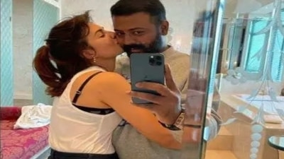 This photo of Sukesh Chandrashekhar and actor Jacqueline Fernandez went viral a few months ago. This photo of Sukesh Chandrashekhar and actor Jacqueline Fernandez went viral a few months ago. 