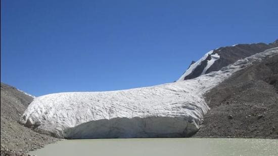 The unnamed glacier in Uttarakhand’s Pithoragarh abruptly changed its course and merged with an adjacent glacier named Sumzurkchanki in Kuthi Yankti valley (Representative Image/Wadia Institute of Himalayan Geology)
