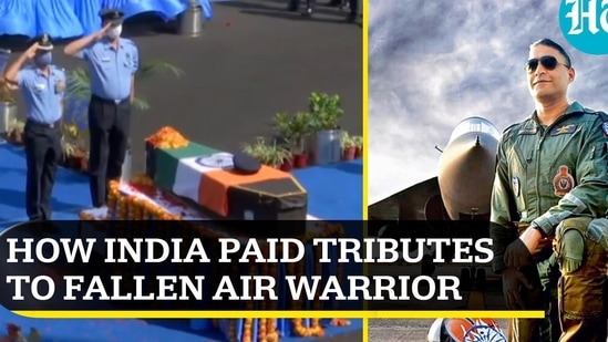 HOW INDIA PAID TRIBUTES TO FALLEN AIR WARRIOR