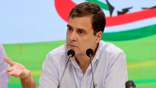 “The woman who took 32 bullets for this country, her name was not there in the invitation because this govt is afraid of the truth,” Congress leader Rahul Gandhi said.&nbsp;(HT File Photo)