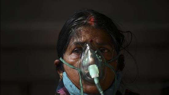 As of December, state’s augmenting oxygen production has increased only by 350 MT — that’s a shortfall of nearly 2,000 MT of the required target (AFP via Getty Images)