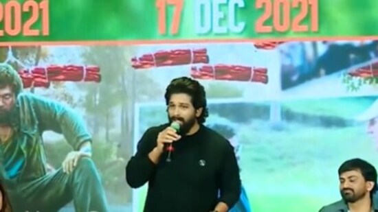 Allu Arjun apologises to journalists for arriving late to a press meet.&nbsp;