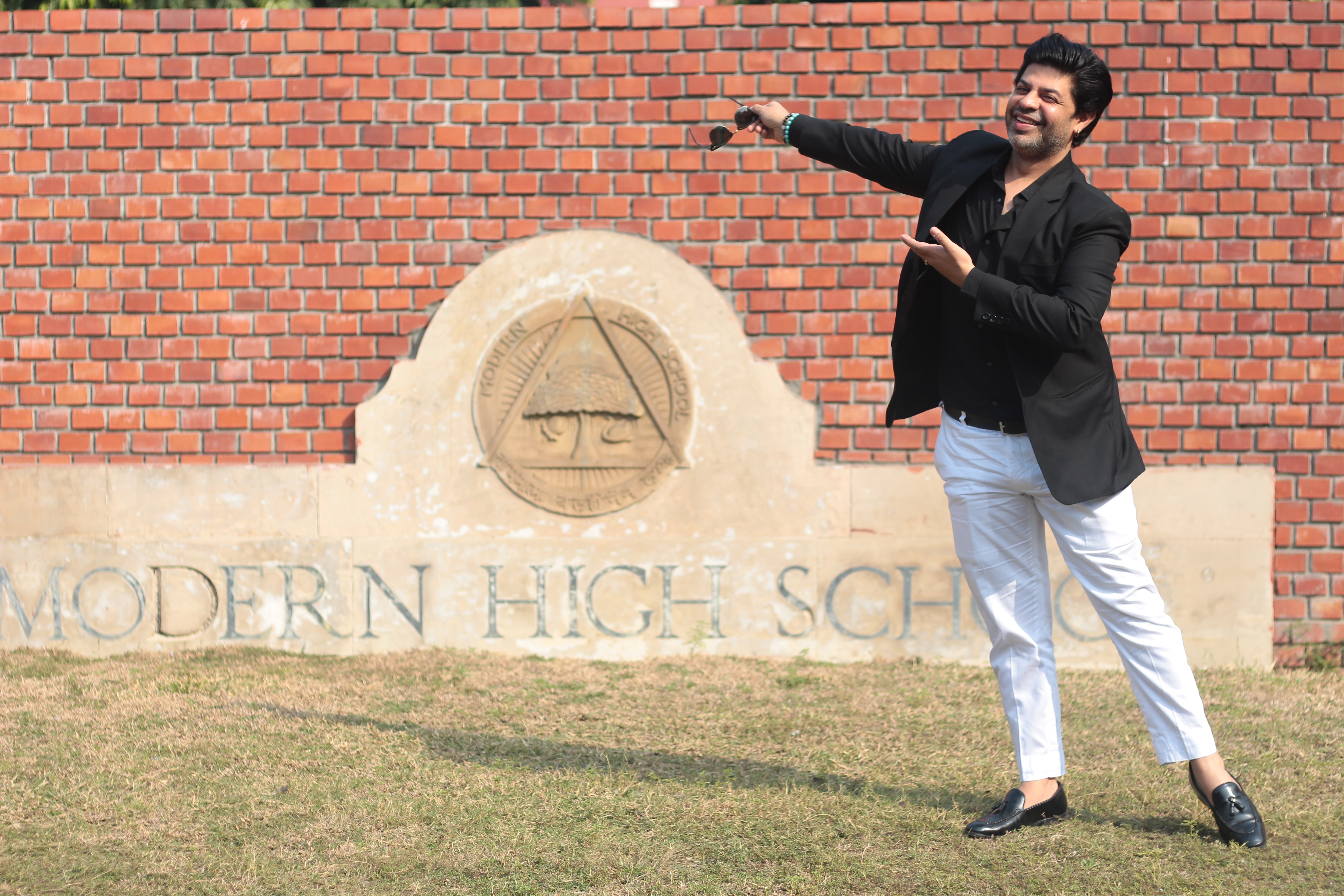 Ssumier Pasricha shares he is still in touch with his school teachers. (Photo: Shivam Saxena/HT) Ssumier Pasricha shares he is still in touch with his school teachers. (Photo: Shivam Saxena/HT)
