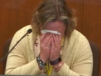 In this screen grab from video, former Brooklyn Center Police Officer Kim Potter becomes emotional as she testifies in court In this screen grab from video, former Brooklyn Center Police Officer Kim Potter becomes emotional as she testifies in court