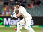 Australia's Steve Smith bats against England during their Ashes cricket test match in Adelaide, Australia, Thursday.(AP)