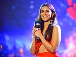 Alia Bhatt travelled to Delhi for the promotion of her upcoming film Brahmastra.(PTI) Alia Bhatt travelled to Delhi for the promotion of her upcoming film Brahmastra.(PTI)