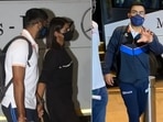 Virat Kohli and Anushka Sharma arrive at a hotel in South Africa. (Screengrab) Virat Kohli and Anushka Sharma arrive at a hotel in South Africa. (Screengrab)