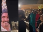 Ranveer Singh and Deepika Padukone watch 83 trailer. Ranveer Singh and Deepika Padukone watch 83 trailer. 
