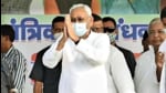 Bihar chief minister Nitish Kumar. (HT Photo)