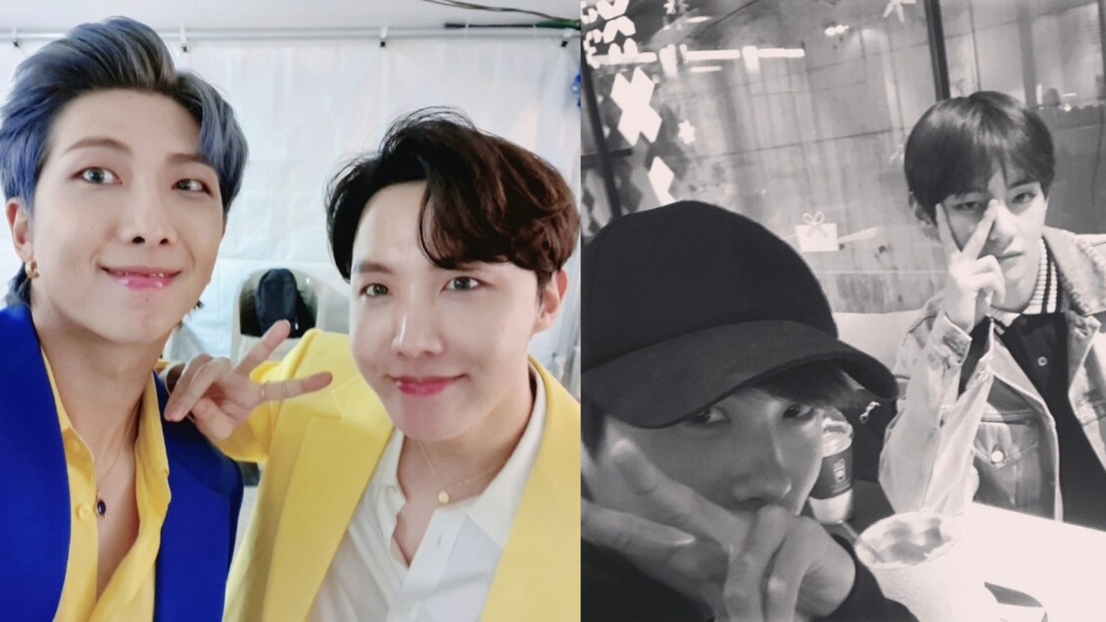 BTS J Hope welcomes bro RM back from his vacay V shares a