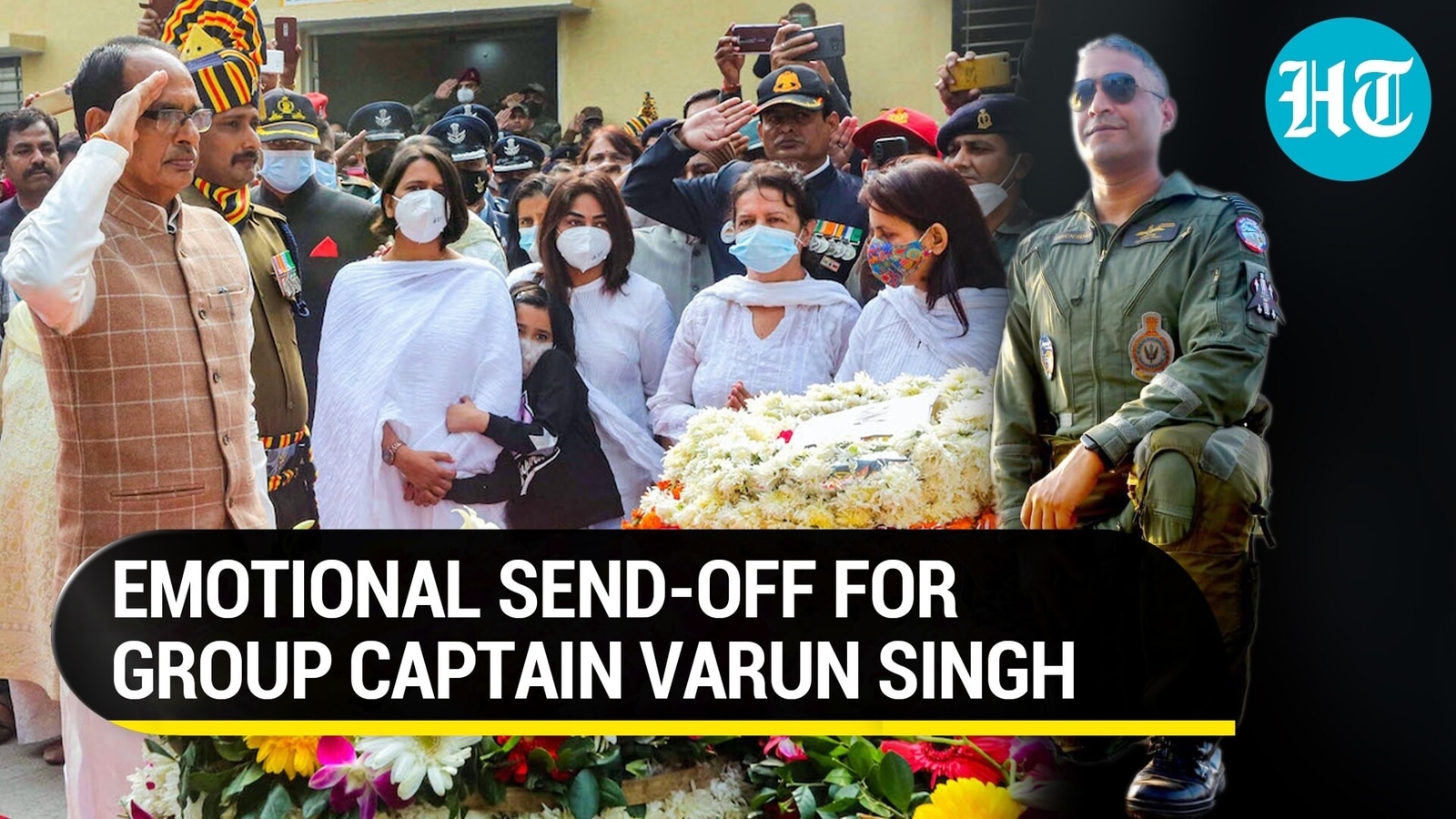 Group Captain Varun Singh gets emotional send-off with full military ...