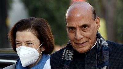 Florence Parly will pay tribute to India's soldiers at the National War Memorial in Delhi. She will also offer her respects to CDS General Bipin Rawat on his tragic demise. (ANI) Florence Parly will pay tribute to India's soldiers at the National War Memorial in Delhi. She will also offer her respects to CDS General Bipin Rawat on his tragic demise. (ANI)