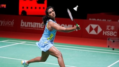 PV Sindhu lost to familiar foe Tai Tzu-ying in the quarterfinals of the BWF World Championship. (AP) PV Sindhu lost to familiar foe Tai Tzu-ying in the quarterfinals of the BWF World Championship. (AP)