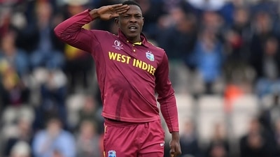 Sheldon Cottrell of West Indies. (Getty) Sheldon Cottrell of West Indies. (Getty)