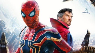 Spider-Man No Way Home: Tom Holland and Benedict Cumberbatch in the MCU movie. Spider-Man No Way Home: Tom Holland and Benedict Cumberbatch in the MCU movie.