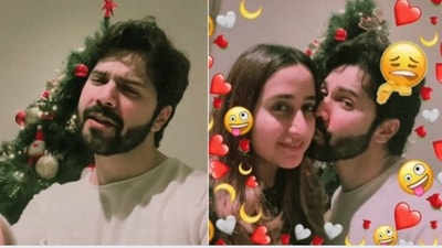 Varun Dhawan posts a video with his wife Natasha Dalal.&nbsp; (Instagram)