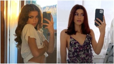 Zendaya debuts her new look.