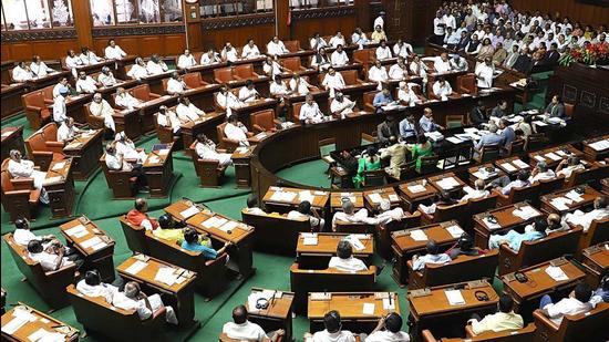 Leader of the opposition and former chief minister Siddaramaiah led the charge against the Basavaraj Bommai-led Bharatiya Janata Party (BJP) government, which was further cornered over more charges of corruption by senior leaders and ministers of the party. (Agencies) Leader of the opposition and former chief minister Siddaramaiah led the charge against the Basavaraj Bommai-led Bharatiya Janata Party (BJP) government, which was further cornered over more charges of corruption by senior leaders and ministers of the party. (Agencies)