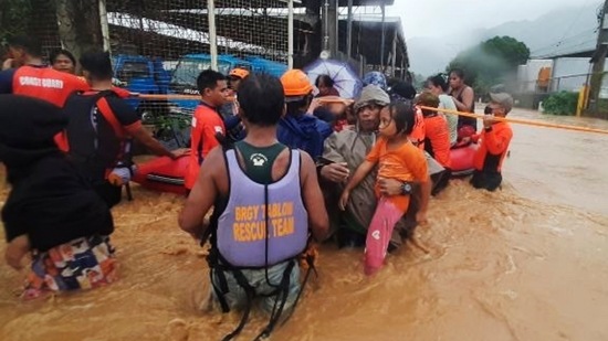 Tens of thousands of people were being evacuated to safety in the southern and central Philippines as Typhoon Rai approached..(AP) Tens of thousands of people were being evacuated to safety in the southern and central Philippines as Typhoon Rai approached..(AP)