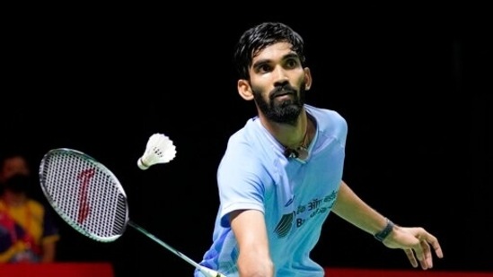 India's Srikanth Kidambi competes against Malaysia's Lee Zii Jia during their men's singles badminton group stage match at the BWF World Tour Finals in Nusa Dua, Bali, Indonesia, Friday, Dec. 3, 2021. (AP) India's Srikanth Kidambi competes against Malaysia's Lee Zii Jia during their men's singles badminton group stage match at the BWF World Tour Finals in Nusa Dua, Bali, Indonesia, Friday, Dec. 3, 2021. (AP)