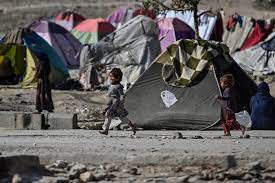 Today, 97% of all Afghans live below poverty line, and one in every three Afghans (or 14 million) face severe hunger. Today, 97% of all Afghans live below poverty line, and one in every three Afghans (or 14 million) face severe hunger.