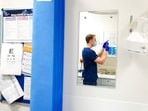 Covid-19 vaccination is prepared as a 24-hour "jabathon" takes place at an overnight walk-in vaccine clinic at the Morris House GP practice in the Haringey borough of London, England, on Friday, Dec. 17, 2021.&nbsp;