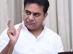 Telangana minister KT Rama Rao (File Photo/HT)