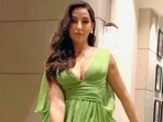 Nora Fatehi is a modern Greek goddess in stunning thigh-slit gown for Kolkata event: Pics and videos