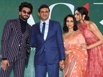 Prakash Padukone with wife Ujjala Padukone, daughter Deepika Padukone and son-in-law Ranveer Singh. (PTI) Prakash Padukone with wife Ujjala Padukone, daughter Deepika Padukone and son-in-law Ranveer Singh. (PTI)