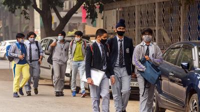 Delhi government schools welcomed senior students back on campus on Saturday while many private schools began seeking permission from students’ parents to restart classes from Monday. (ANI) Delhi government schools welcomed senior students back on campus on Saturday while many private schools began seeking permission from students’ parents to restart classes from Monday. (ANI)