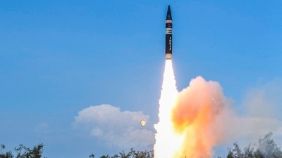This was the second test of the Agni Prime Missile. This was the second test of the Agni Prime Missile.