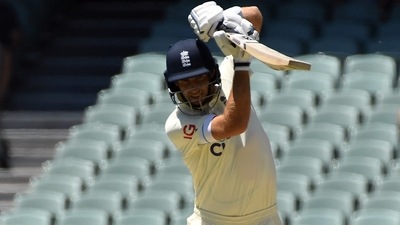England's Joe Root in action on Day 3 of the Adelaide Test. (REUTERS)
