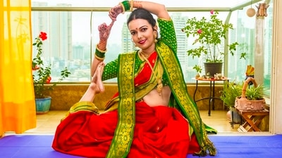 Bridal Yoga - According to Advait Yogbhushan, Founder of Himalayan Yogi Institutes, Sacred Science Teacher, “A bride aims to look her best with clothing choices and makeup aesthetics. Preparing herself with Yogic practice will only enhance her appearance on the special day. Yoga has the ability to provide anyone with the finest conditions of body and mind.” He added, “The stiffness and misalignment of Fascia causes problems like hip fat, double chin, lower abdomen fat and saggy chest. The correct yogic practices bring fascia in its natural state and releases collected tension in the body. The practice of these Yoga asanas will not only make you feel good, but make you look great by lifting up your body and spirit.”&nbsp; (Twitter/khyatizyana26)