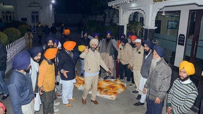 Activists of various Sikh organisations gather outside the Golden Temple after a man was beaten to death at the temple premises for alleged sacrilege, in Amritsar. (PTI) Activists of various Sikh organisations gather outside the Golden Temple after a man was beaten to death at the temple premises for alleged sacrilege, in Amritsar. (PTI)