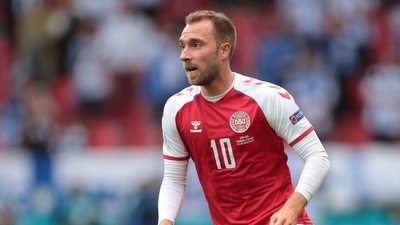 File Photo of Christian Eriksen. (Pool via REUTERS)