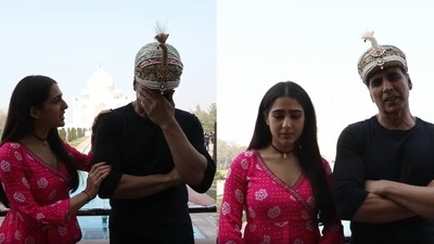Sara Ali Khan reveals Akshay Kumar refused to participate in her namaste darshako video. Sara Ali Khan reveals Akshay Kumar refused to participate in her namaste darshako video. 