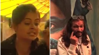 Abhijit Bichukale asked Devoleena Bhattacharjee for a kiss and she has been angry with him for repeatedly asking for it, despite her refusal. Abhijit Bichukale asked Devoleena Bhattacharjee for a kiss and she has been angry with him for repeatedly asking for it, despite her refusal. 