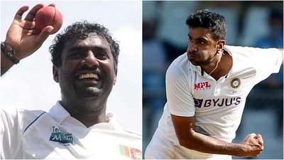 Muttiah Muralitharan (L) and Ravichandran Ashwin. (Getty/ANI) Muttiah Muralitharan (L) and Ravichandran Ashwin. (Getty/ANI)