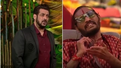 Salman Khan scolded Abhijit Bichukale for his behaviour with Devoleena Bhattacharjee. Salman Khan scolded Abhijit Bichukale for his behaviour with Devoleena Bhattacharjee.