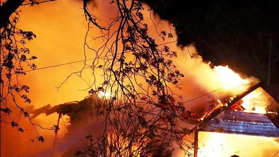 The family was stuck in their room because of the smoke, and the neighbours had to break a window to rescue them. (Representational Photo)