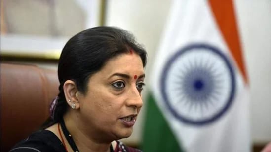 Smriti Irani was paying homage to chief of defence staff (CDS) General Bipin Rawat, his wife Madhulika and 12 others, who were killed in a helicopter crash. Smriti Irani was paying homage to chief of defence staff (CDS) General Bipin Rawat, his wife Madhulika and 12 others, who were killed in a helicopter crash.