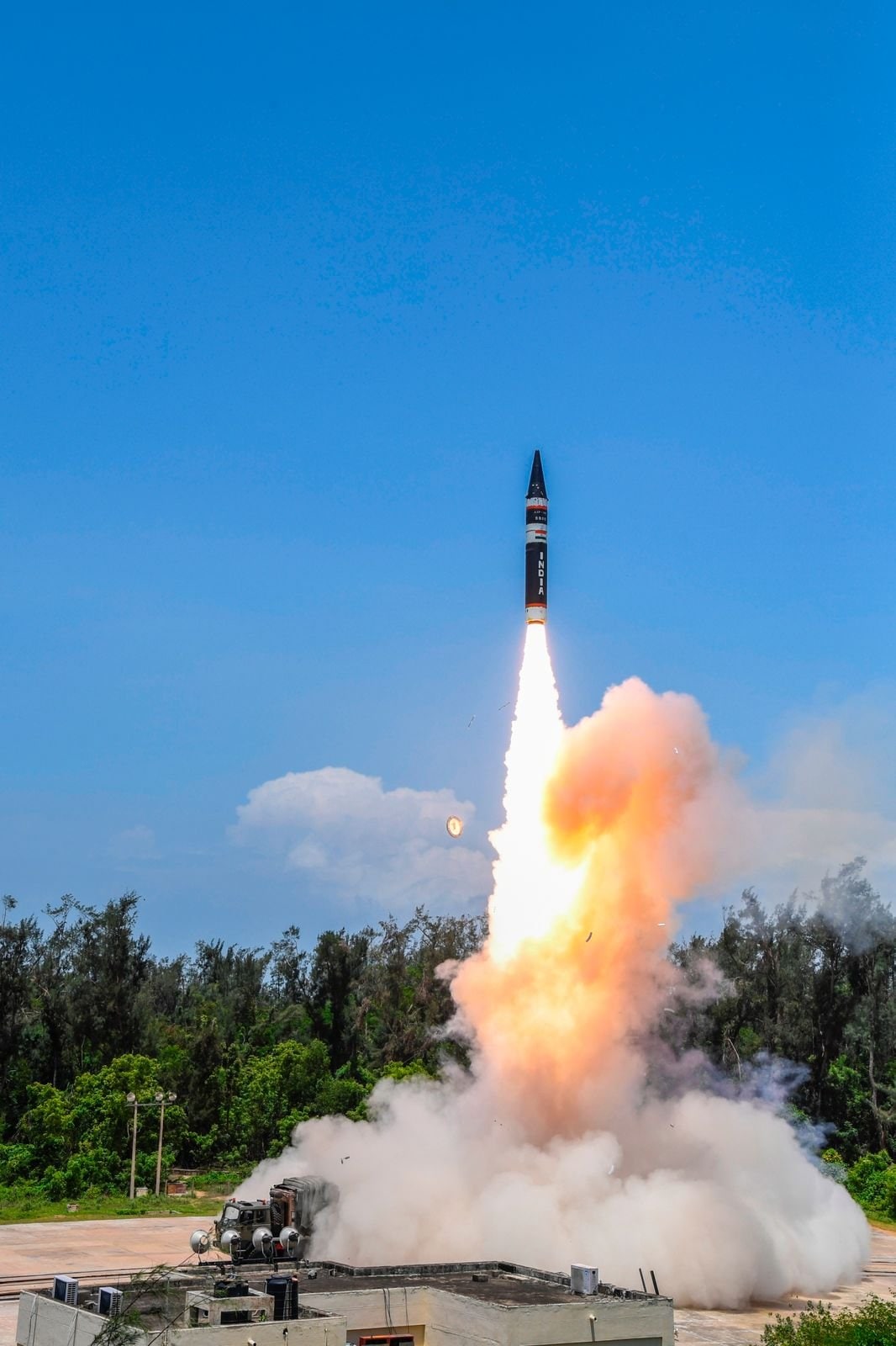 Agni-P is a new generation advanced variant of Agni class of missiles. (ANI Twitter) Agni-P is a new generation advanced variant of Agni class of missiles. (ANI Twitter)