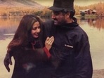 Sridevi and Boney Kapoor in Alaska. Sridevi and Boney Kapoor in Alaska.