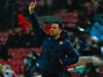 Barcelona's head coach Xavi Hernandez(AP)